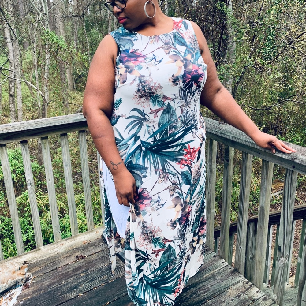 Floral Dress *Plus Size*